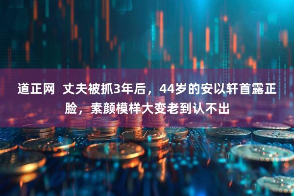 道正网  丈夫被抓3年后，44岁的安以轩首露正脸，素颜模样大变老到认不出