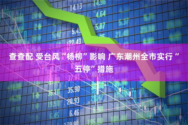 查查配 受台风“杨柳”影响 广东潮州全市实行“五停”措施